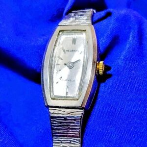 Helbros Vintage Manual Wind Petite Mechanical Women's Tank Watch
